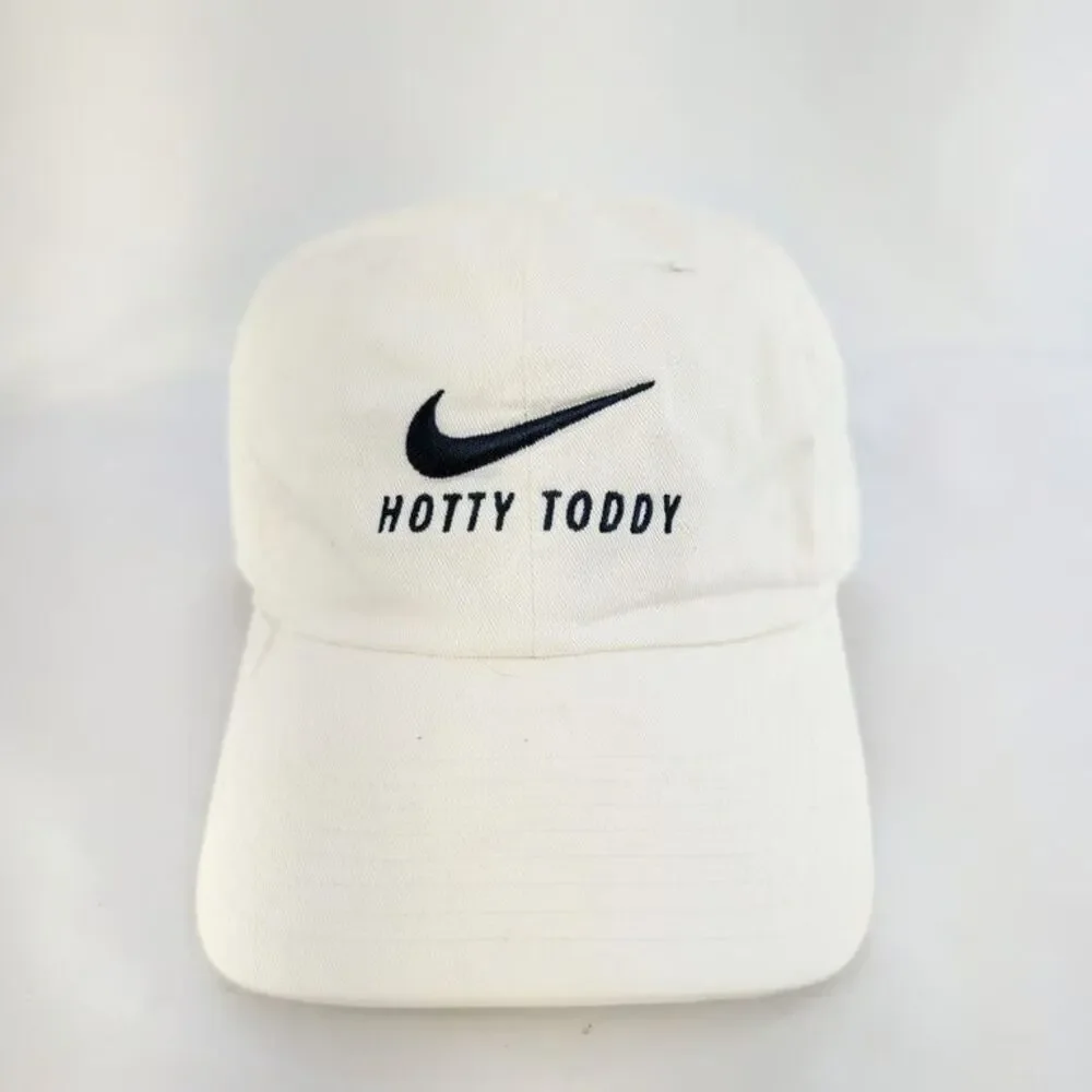 Nike Ole Miss Rebels Hat Hotty Toddy Heritage86 White Strapback NCAA Mens Cap